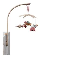 Little Dutch LD Music Mobile Natural -Baby Products Sale Store 0014091 little dutch wooden music mobile flowers butterflies flowers butterflies 0