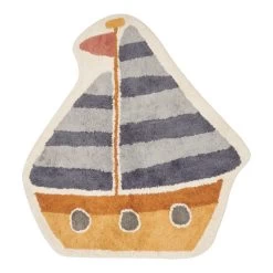 Little Dutch LD Rug Blue Boat 105x120cm