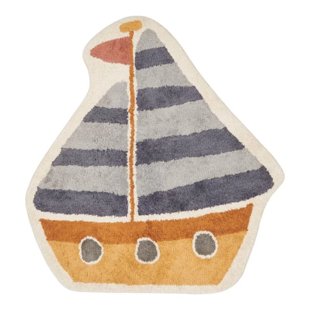 Little Dutch LD Rug Blue Boat 105x120cm 3 Little Dutch LD Rug Blue Boat 105x120cm