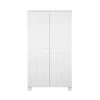 Robin Wardrobe White Brushed Pine