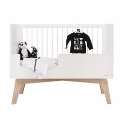 Kidsmill Sixties Cot Oak 120 X 60