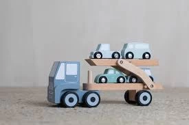 Little Dutch LD Toy Wooden Car Transport 4 Little Dutch LD Toy Wooden Car Transport - Image 2