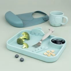 Done By Deer Peekaboo Compartment Plate Deer Friends -Baby Products Sale Store 1719842 4