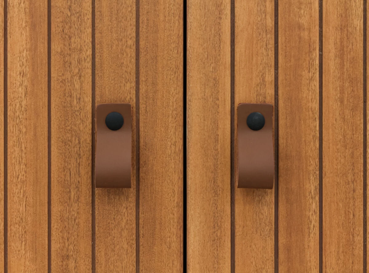 Senna Rose Wood 2 Doors Wardrobe 7 Senna Rose Wood 2 Doors Wardrobe - Image 5