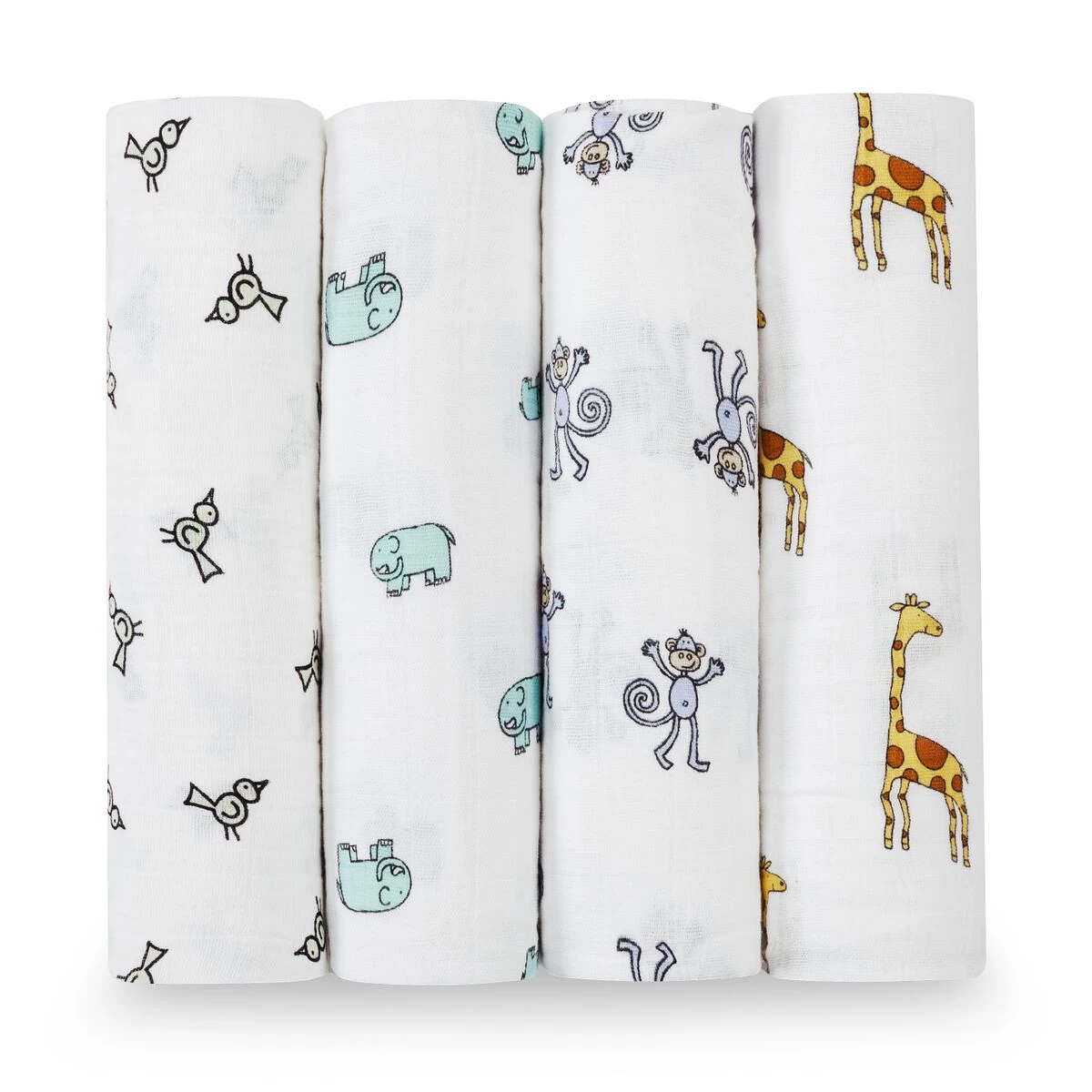 Aden + Anais Aden & Anais Swaddle Classic 4pack 3 Aden + Anais Aden & Anais Swaddle Classic 4pack