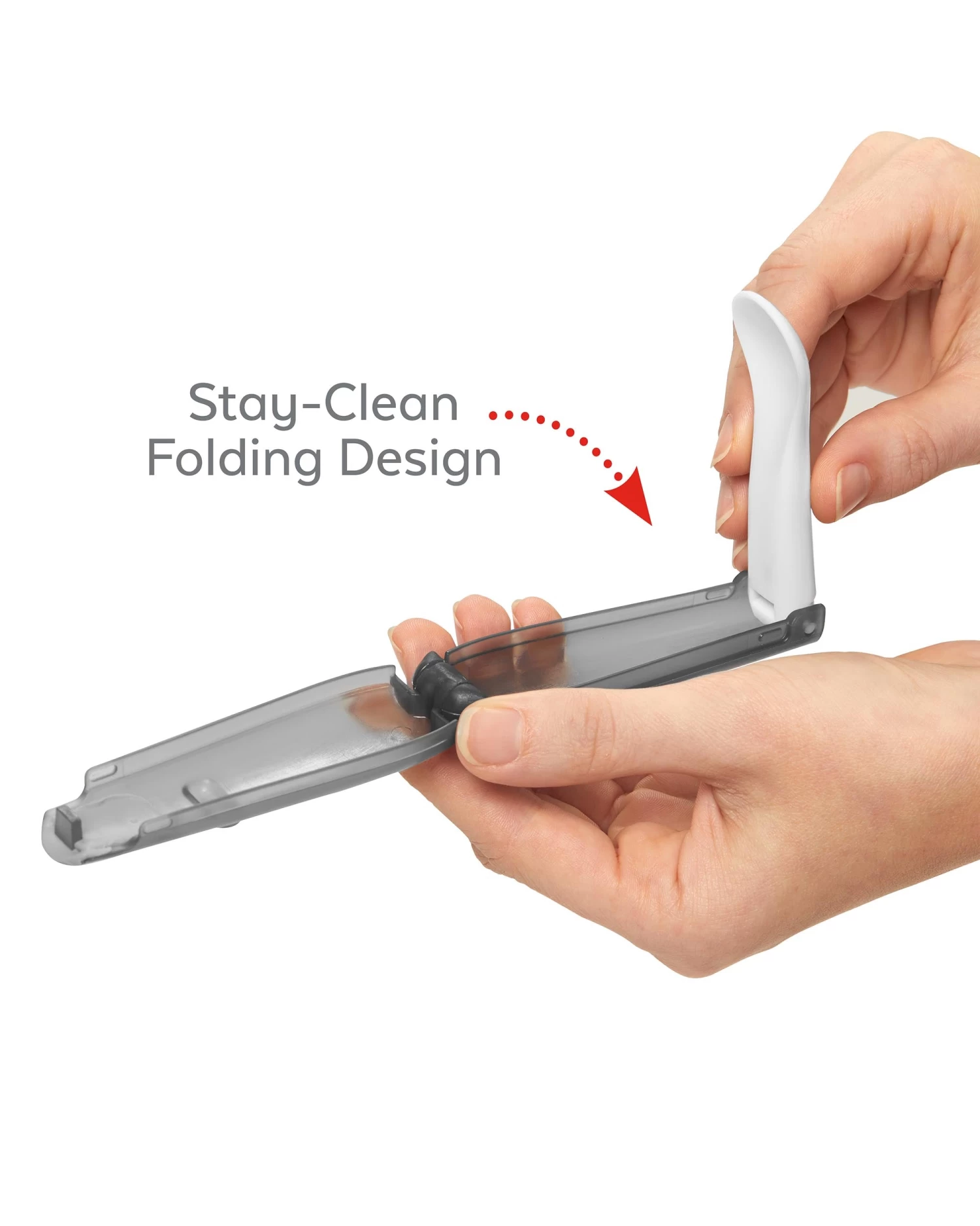 Skip Hop Easy Fold Travel Spoons- Grey 4 Skip Hop Easy Fold Travel Spoons- Grey - Image 2