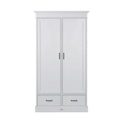 La Première II Wardrobe White 2 Doors /2 Drawers