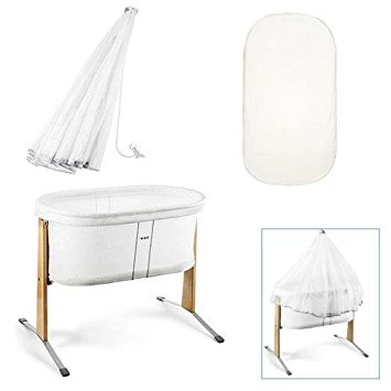 BabyBjörn Fitted Sheet For Cradle White Organic 4 BabyBjörn Fitted Sheet For Cradle White Organic - Image 2