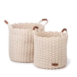 Korbo Basket Large Set Of 2 -Baby Products Sale Store 46000309 Korbo set L white