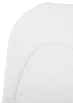 BabyBjörn Fitted Sheet For Cradle White Organic