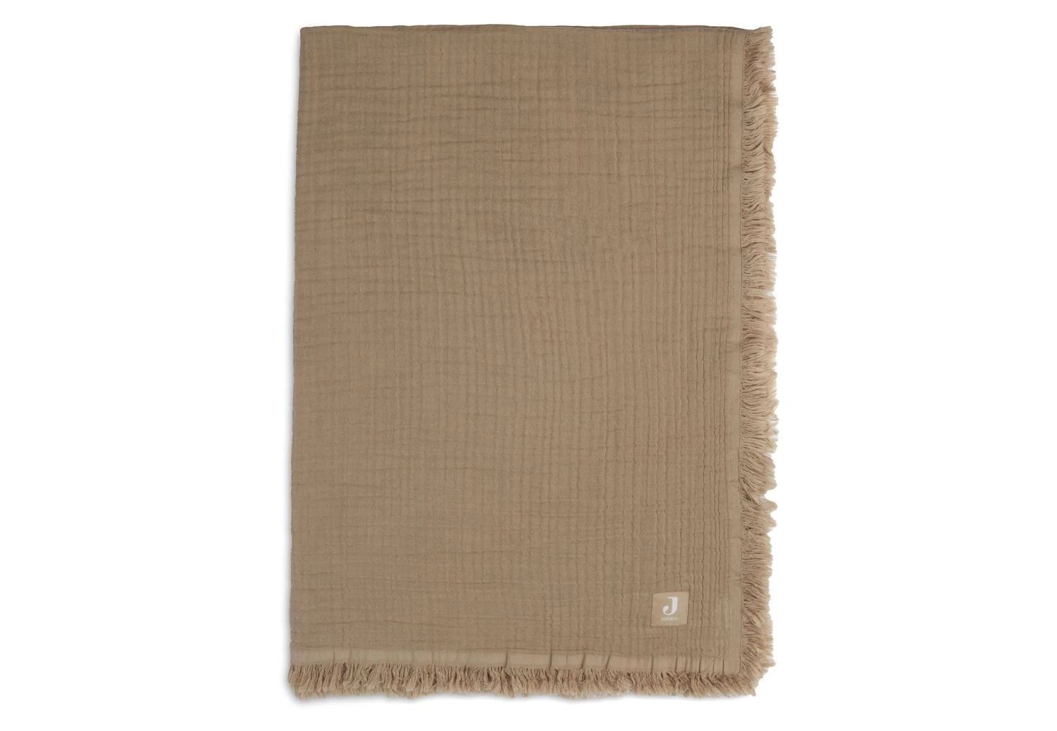 Jollein Blanket Muslin Fringe 75 X 100 Cm 3 Jollein Blanket Muslin Fringe 75 X 100 Cm