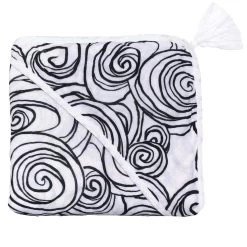 Bath Cape Witlof For Kids 15 Bath Cape Witlof For Kids -Baby Products Sale Store Badcape Moon zwartwit 1