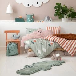 Done By Deer Bedlinen Happy Clouds 100x130xm -Baby Products Sale Store Bedlinen junior Happy clouds Green 2 LS 700x ac2e4b8c 36d3 4ef9 a086 b23307230871