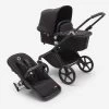 Bugaboo Fox Cub Complete 1 Bugaboo Fox Cub Complete -Baby Products Sale Store Bugaboo Fox Cub bassinet seat stroller black chassis midnight black fabrics midnight black sun canopy x PV006108 01