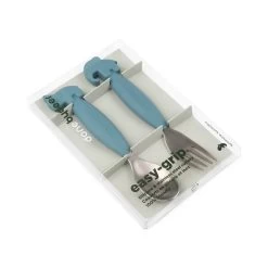 Done By Deer Easy-grip Spoon & Fork Set -Baby Products Sale Store Easy grip spoon and fork set Deer friends Blue Packaging 3 700x e487b593 b597 4419 bed7 520d4dc8a539