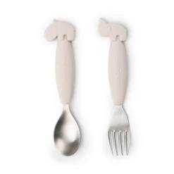 Done By Deer Easy-grip Spoon & Fork Set