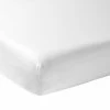 Meyco Fitted Sheet White 140x70cm 1 Meyco Fitted Sheet White 140x70cm -Baby Products Sale Store Fittedsheetw