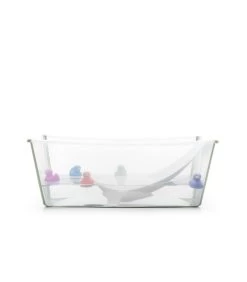 Stokke Flexi Bath Bundle -Baby Products Sale Store FlexiBath TranspGreen SideView Nwbn 211117 8I8477 eCom