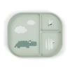 Done By Deer Foodie Compartment Plate -Baby Products Sale Store Foodie compartment plate Croco Green Front PS 1200x 4b97870b 0f6f 4441 a45e c091eaa7e866