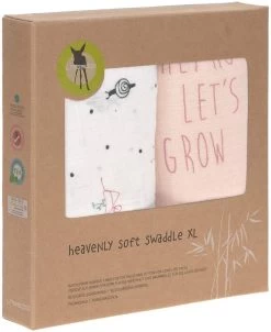 LÄSSIG Heavenly Soft Bamboo Swaddle 2 Pack -Baby Products Sale Store Garder explorer girls