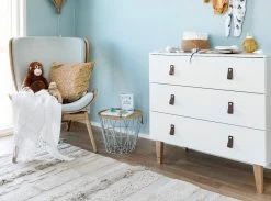Indy 3 Drawer Dresser White/ Natural -Baby Products Sale Store Indi6