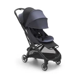 Bugaboo Butterfly Complete -Baby Products Sale Store PV005061 Bugaboo Butterfly black chassis stormy blue fabrics stormy blue sun canopy x PV005061 04