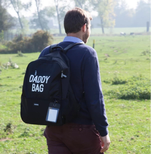 Childhome Daddy Rucksack Black 4 Childhome Daddy Rucksack Black - Image 2