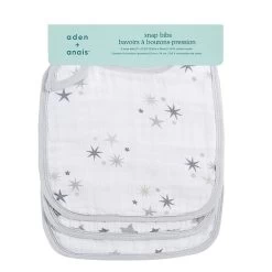 Aden + Anais Aden & Anais Nibble Snap 3 Pack 10 Aden + Anais Aden & Anais Nibble Snap 3 Pack -Baby Products Sale Store Snap bib twinkle02