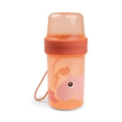 Done By Deer To Go 2- Way Snack Container -Baby Products Sale Store To go 2 way snack container L Ozzo Papaya Front PS 700x 8415471e c921 4354 993f 7bb1bbaadb93