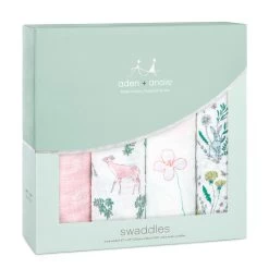 Aden + Anais Aden & Anais Swaddle Classic 4pack 33 Aden + Anais Aden & Anais Swaddle Classic 4pack -Baby Products Sale Store aASFlgag