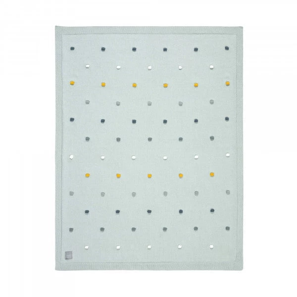 LÄSSIG Lassig Knitted Blanket Dots 80x110cm 3 LÄSSIG Lassig Knitted Blanket Dots 80x110cm