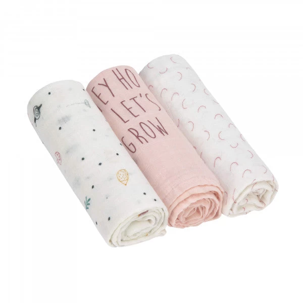 LÄSSIG Heavenly Soft Swaddle Large 3 Pack 7 LÄSSIG Heavenly Soft Swaddle Large 3 Pack - Image 5