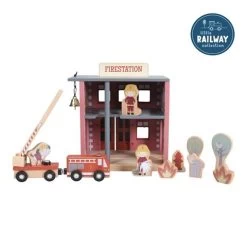 Little Dutch Railway Train Extension -Baby Products Sale Store firestation