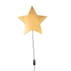 Barba Wall Lamp -Baby Products Sale Store kidsdepot wall light barbe star gold