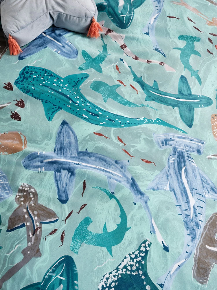 Duvet Cover Set Shark School 4 Duvet Cover Set Shark School - Image 2