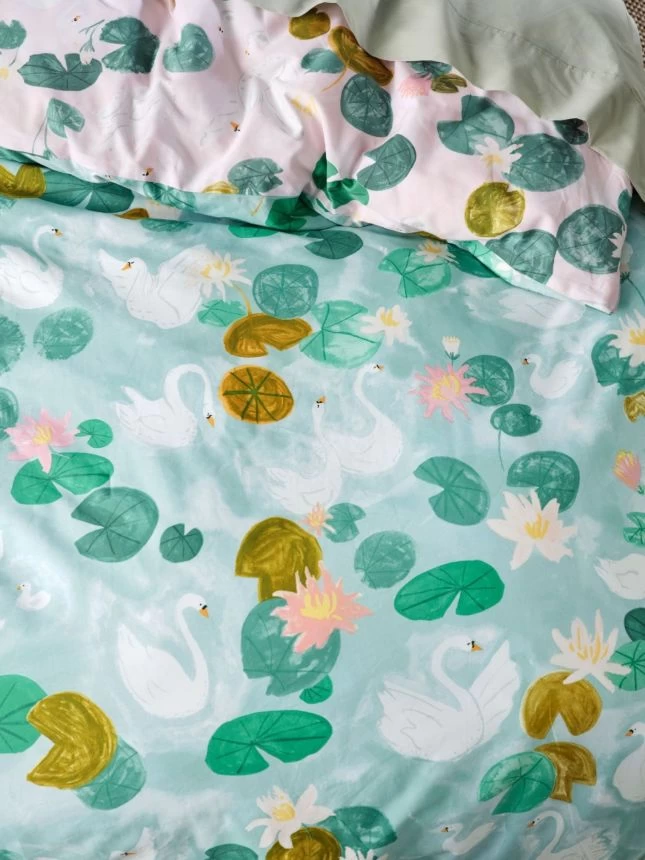 Duvet Cover Set Swanning Around 4 Duvet Cover Set Swanning Around - Image 2