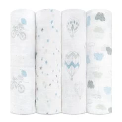 Aden + Anais Aden & Anais Swaddle Classic 4pack 24 Aden + Anais Aden & Anais Swaddle Classic 4pack -Baby Products Sale Store o9Mbnmkw