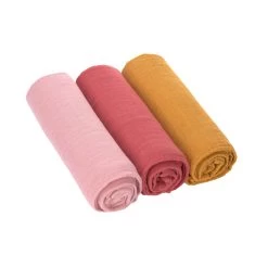 LÄSSIG Swaddle & Burp Blankets Large 3 Pack -Baby Products Sale Store rose 4fdaf6f9 6b07 4af4 b2f7 8f356568334f