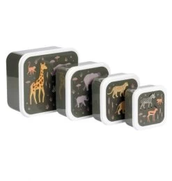 Lunch & Snack Box Set -Baby Products Sale Store sbsesa46 lr 2 lunch snack box set savanna
