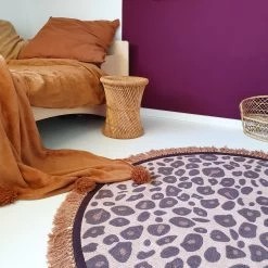 Rug Leopard Round 120 X120 Cm 5 Rug Leopard Round 120 X120 Cm -Baby Products Sale Store tapis petit round rug vloerkleed 110 x 110 cm leopard