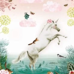Wall Signing 30x30 -Baby Products Sale Store unicorn