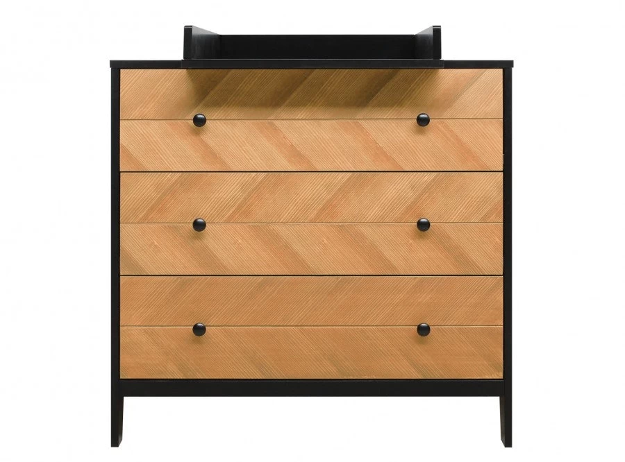 Vintage Honey 3 Drawer Dresser 6 Vintage Honey 3 Drawer Dresser - Image 4