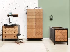 Vintage Honey 2 Door Wardrobe -Baby Products Sale Store vhw3