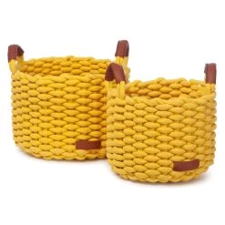 KD Korbo Medium Basket Set Of 2 -Baby Products Sale Store yellow 3badd774 5b52 4642 a6db 0f04ae98d1a7